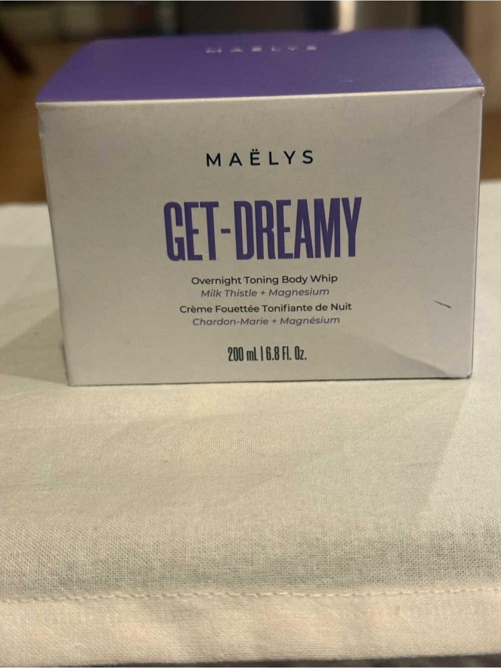 MAELYS Get-Dreamy Overnight Toning Body Whip 200 mL / 6.8 fl oz New Sealed